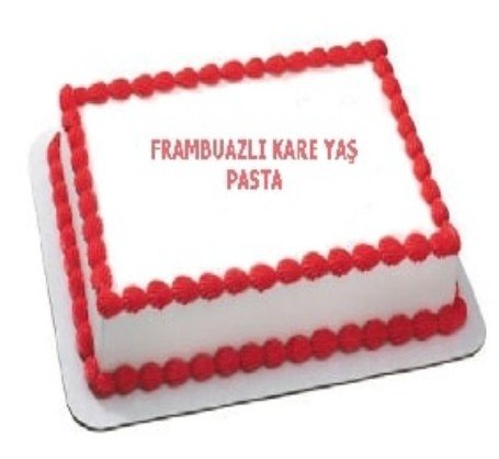 Hafif Dokusuyla 35 Kişilik Frambuazlı Pasta