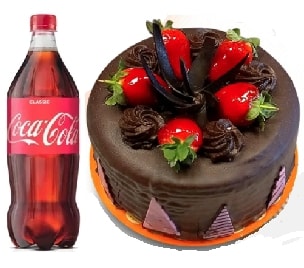 Yuvarlak Çikolatalı Pasta Pastane